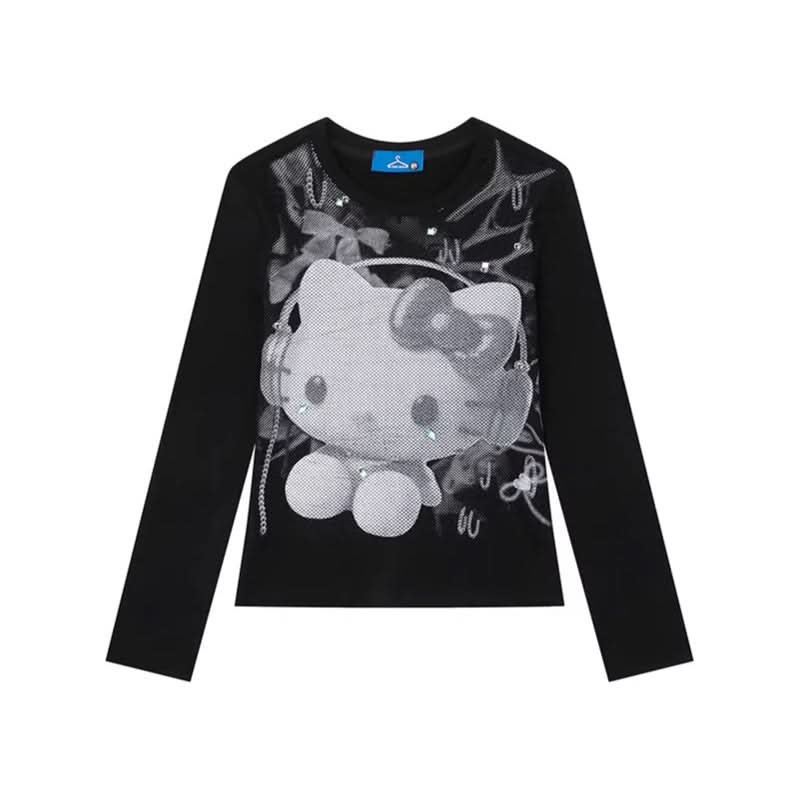 Long Sleeve T-Shirt for Women, Fashionable Fitted Slimming Casual Top