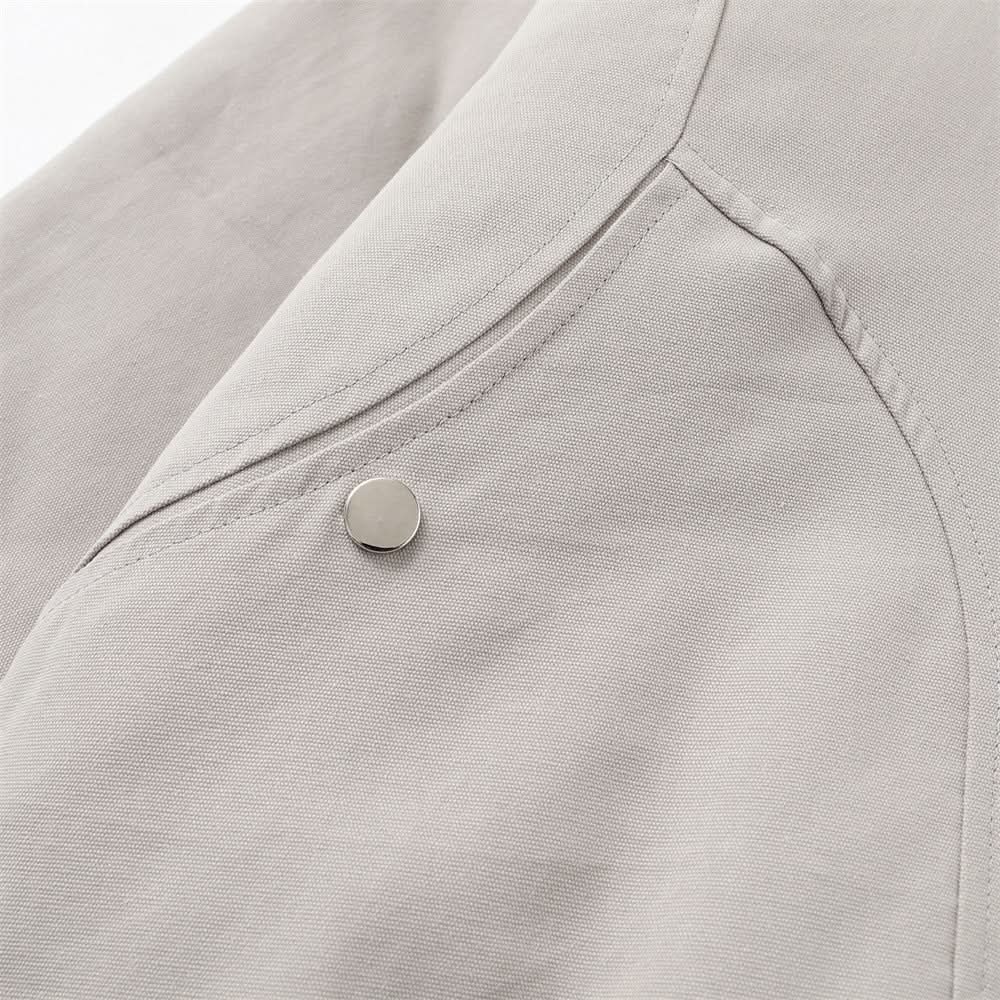 Kapuzenjacke aus Baumwollcanvas