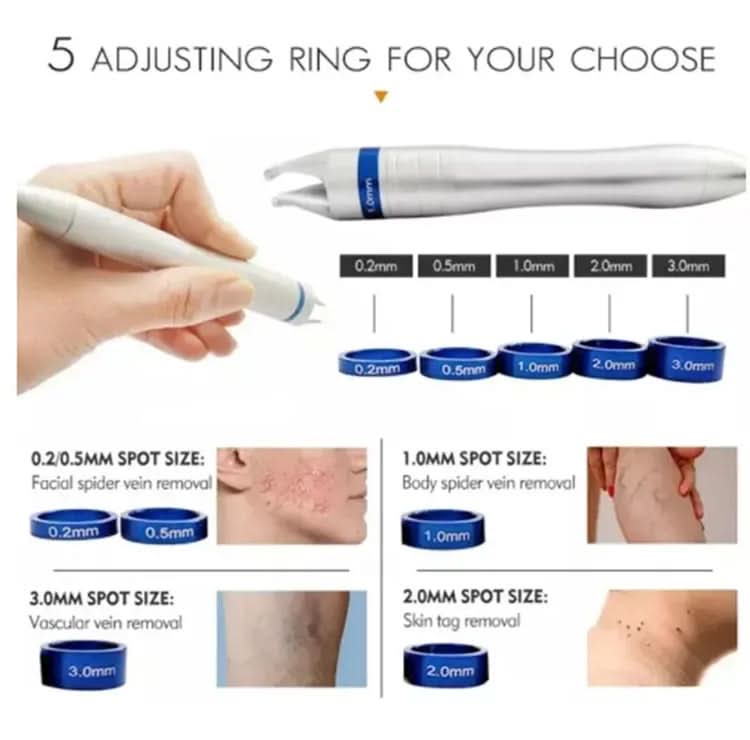 BEST 30W 5 in 1 980nm Diode Laser Vascular Removal Machine Remove Spider Veins 980 Diode Laser Blood Vessels Removal Nail Fungus