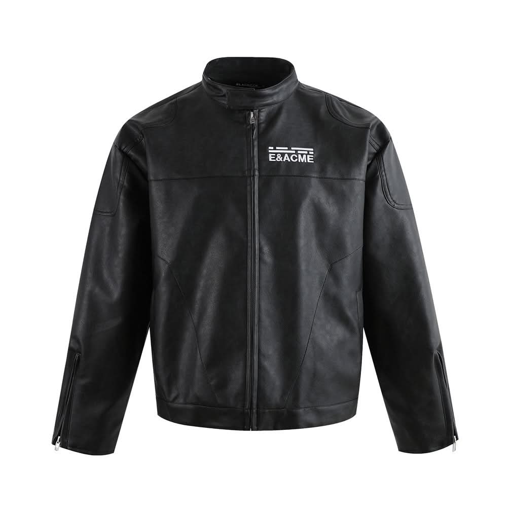 PU-Lederjacke