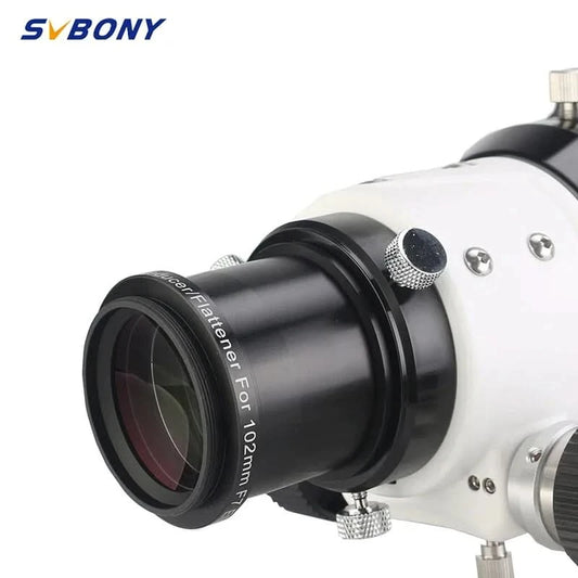 Svbony SV193 2-Zoll-0,8X-Bildfeldebner-Brennweitenreduzierer-Teleskopzubehör für SV503 80/102-mm-ED-Teleskop