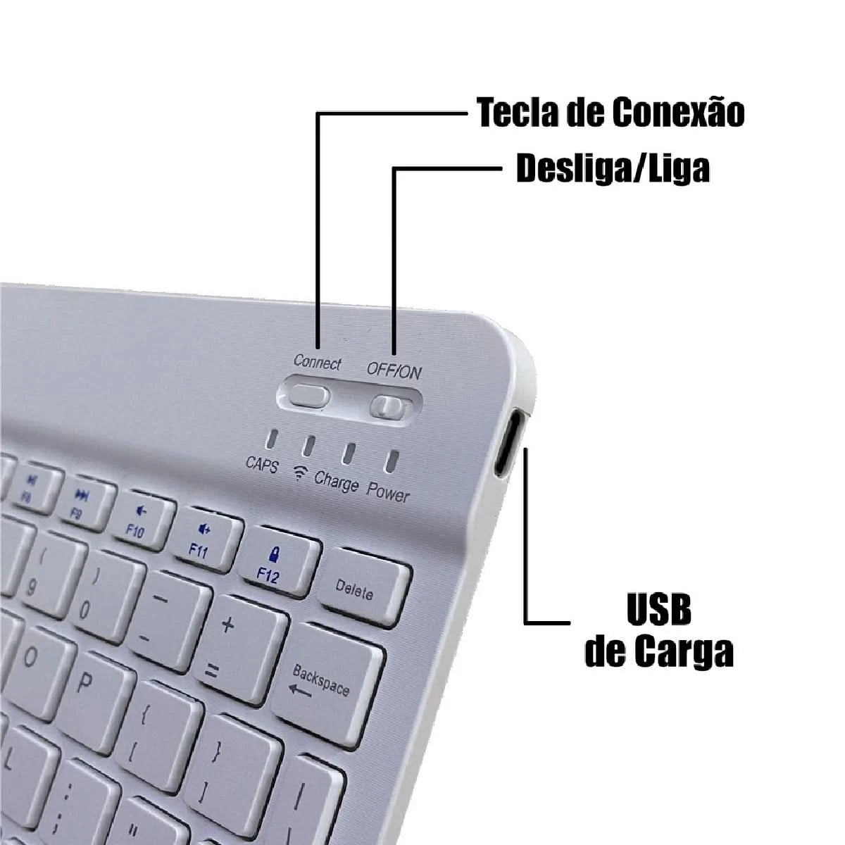 Kabellose Bluetooth-Tastatur und Maus-Set Wiederaufladbar Tablet Notebook BK-8088
