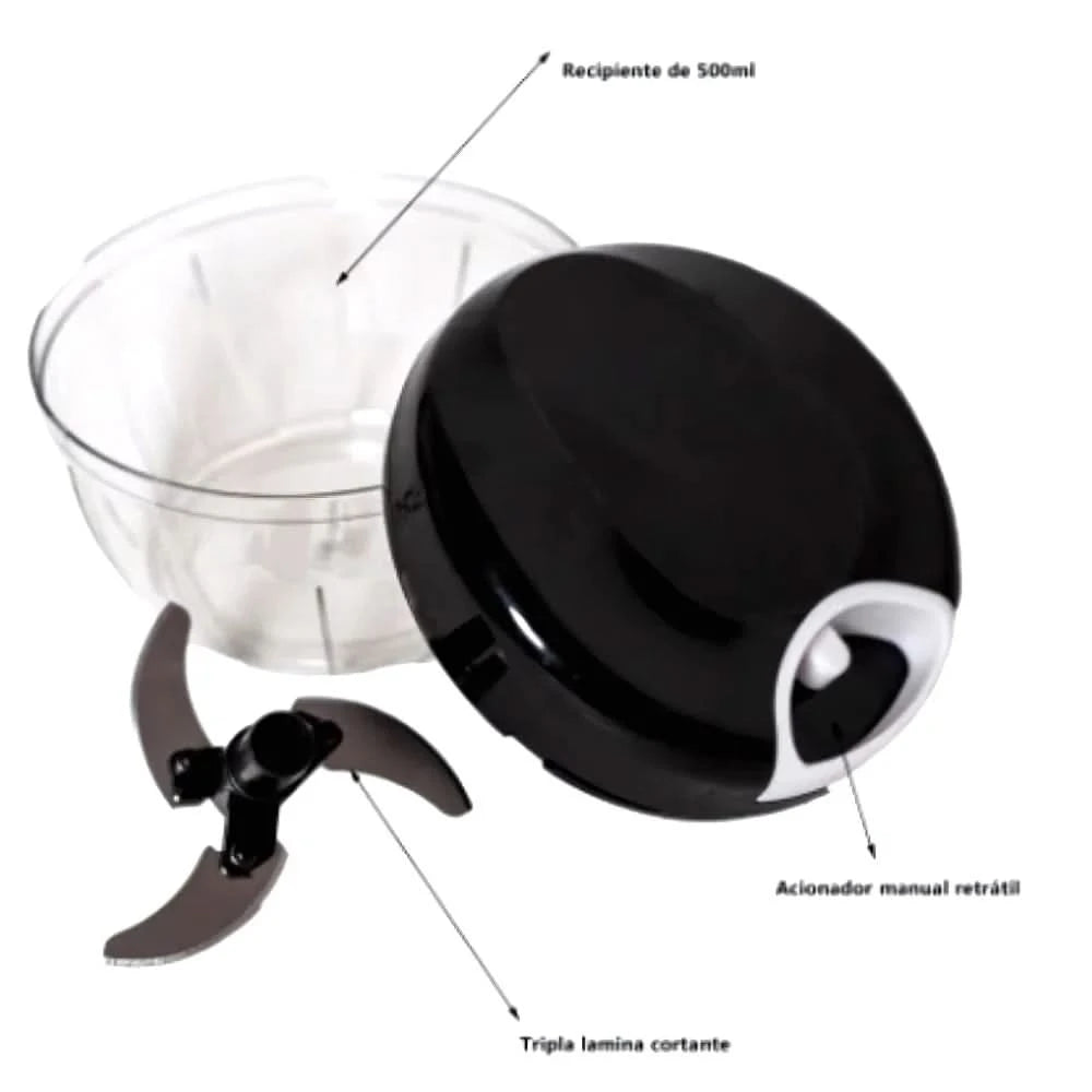 Premium 3 Blades Inox Multi Manual Food Processor