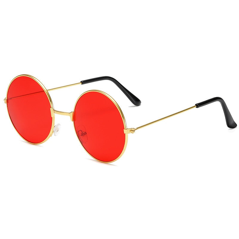 Glasses Retro Round Prince Sunglasses Vintage Circle Male Female Reflective circle Sun Glasses oculos de sol