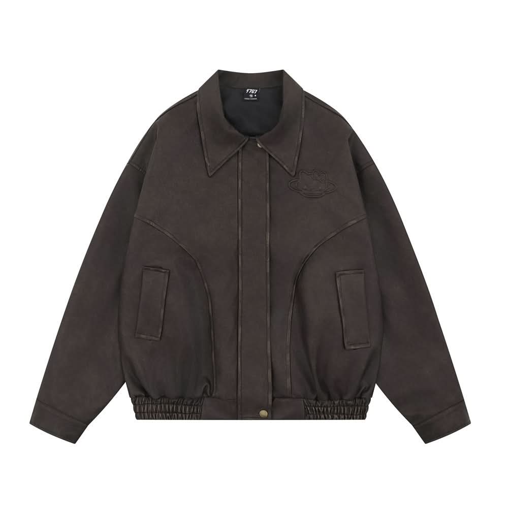 PU-Lederjacke