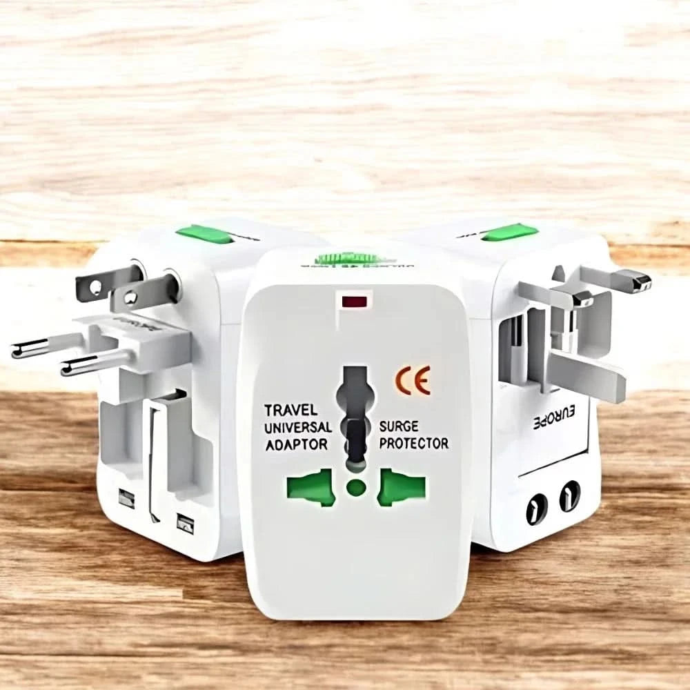 Adaptador Tomada Universal Internacional Viagem + 150 Países