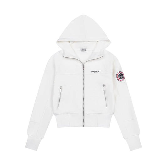 Kapuzen-Sweatshirt Hoodie mit Bauchtasche Reißverschluss vorne Fleece-gefütterte Jacke