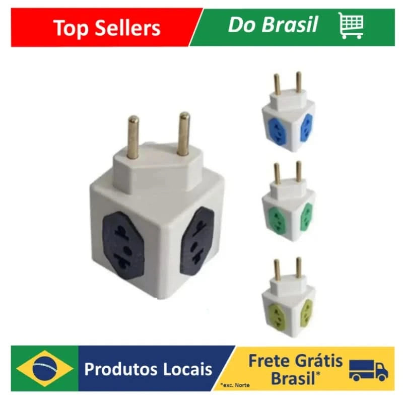 Adapter Benjamin Cube 4 Steckdosen Haushalt und Küche