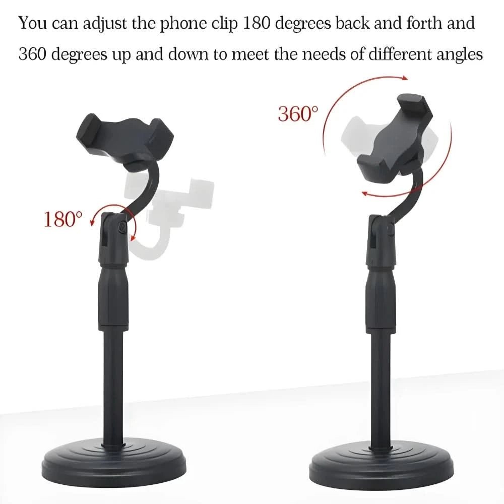 Suporte Tripé Para Celular de Mesa com Altura Ajustavel Apoio Celular