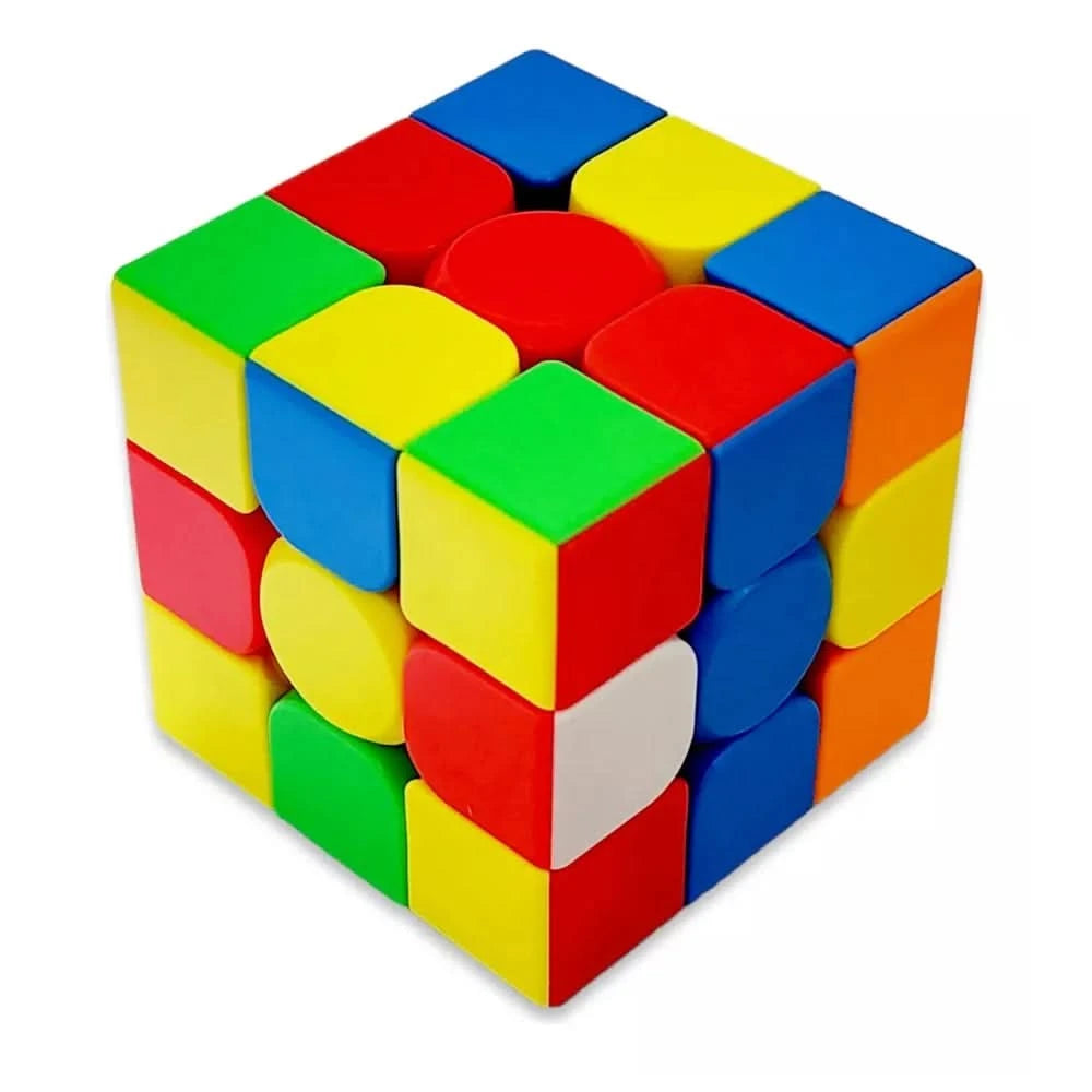 Cubo Anti stress Mágico Divertido 3x3x3 Interativo Profissional Speed Gold Edition Velocidade