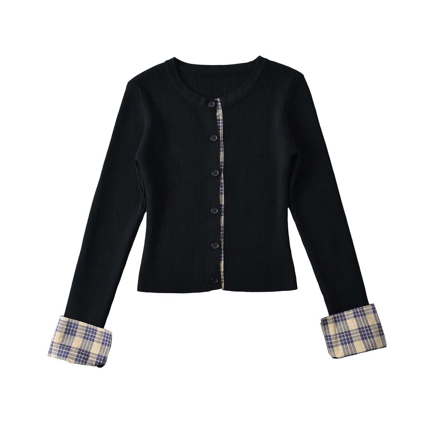 Einreihiges Cardigan-Top