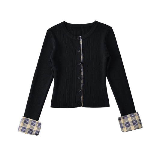 Einreihiges Cardigan-Top