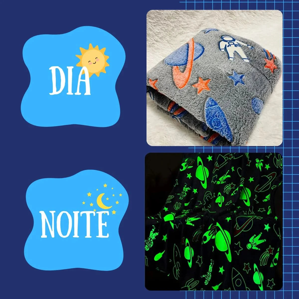 Luminous Blanker Glow In The Dark-SHIP MADE SHAPE SORTS