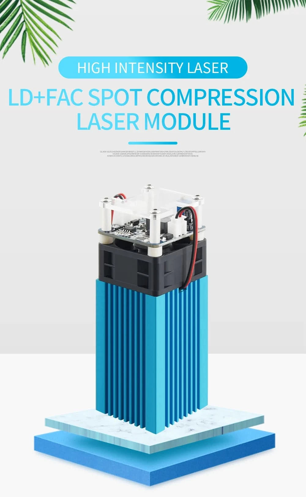 Twotrees 40W Laser Module 80W Laser Head 450nm Blue Laser for Laser Engraving and Laser Cutting Machine Engraver Wood Tools