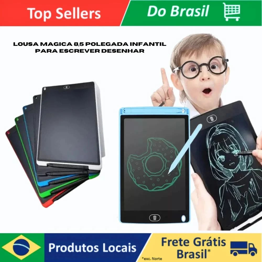 Magische LCD-Schreibtafel 8,5 Zoll zum Schreiben, Malen und Zeichnen