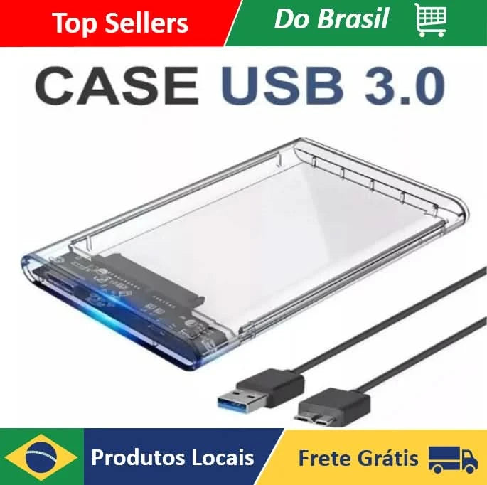 Externes 2,5-Zoll-Festplattengehäuse USB 3.0 kompatibel mit PS4 Xbox One PC 6 Gbit/s