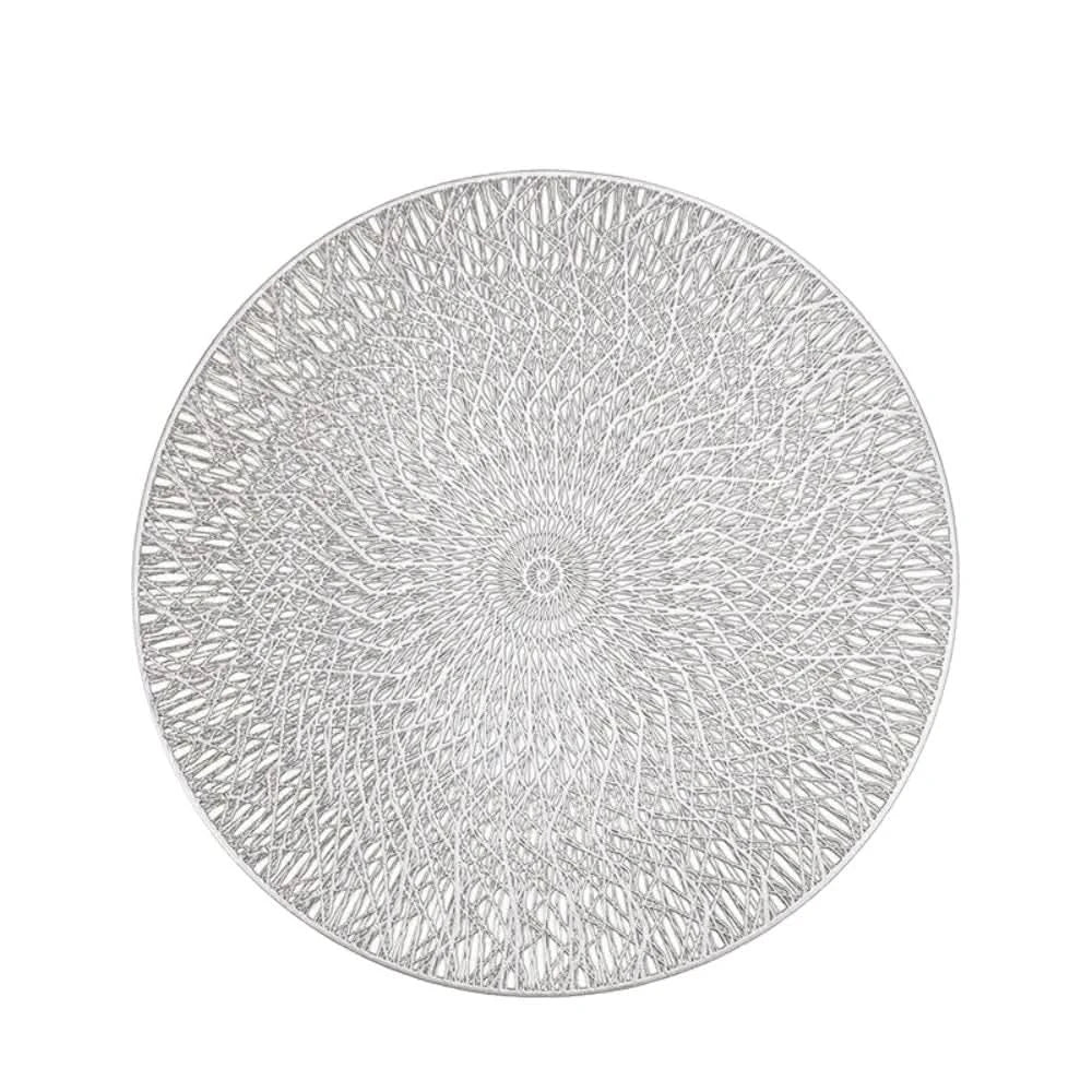 4 Pieces Set American Mesh in Impermeavel Fabric Polyester Non-slip Dining Kitchen Table