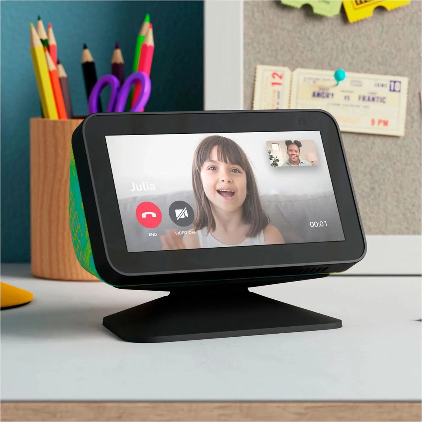 Echo Show 5 Kids Smart Display 5.5 "2nd Generation Alexa - Chameleon fast shipping from Brazil