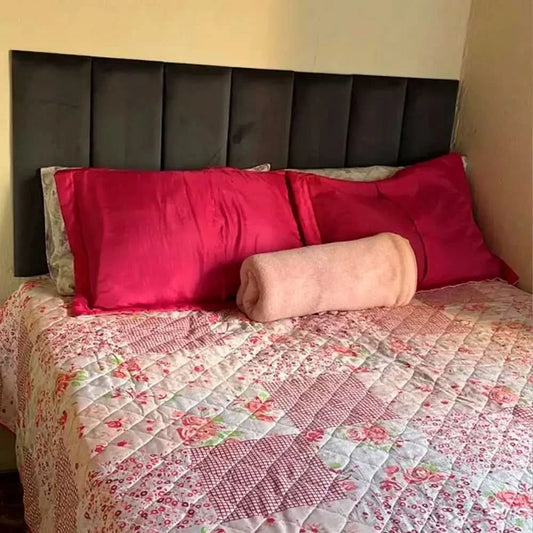 Einzel-Doppelbett Kopfteil Dekorativ Gepolstert Klebebett 1 Stück 45x20cm