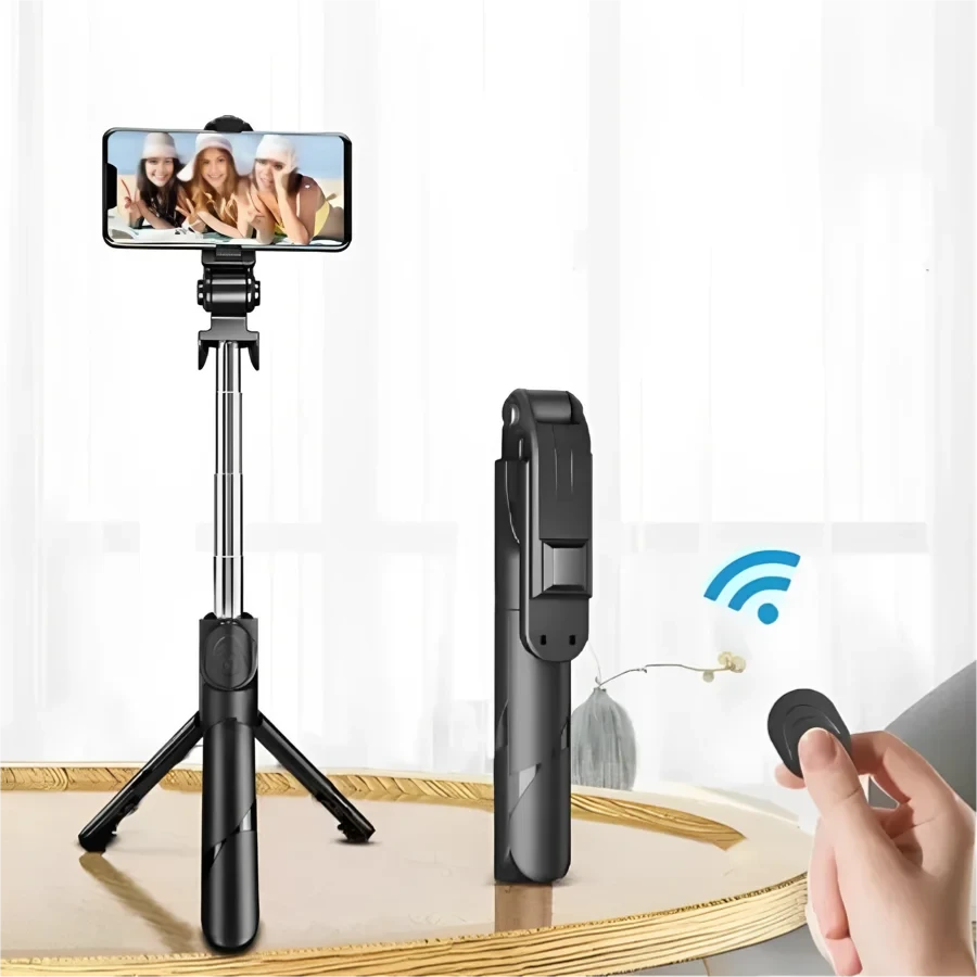 Bastão Pau de Selfie Retrátil Bluetooth suport tripé para celular com controle