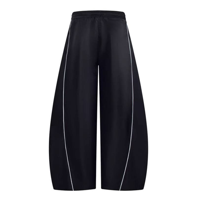 Streetwear Straight Leg Unisex Loose Casual Drop-Crotch Sport Pants