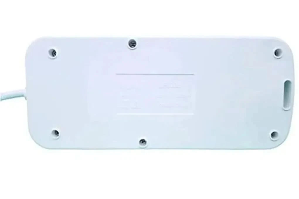 Extension Ruler with 6 Sockets, 2 USB and 1 Universal Socket. 2M Reinforced Cable for Greater Practicality and Safety