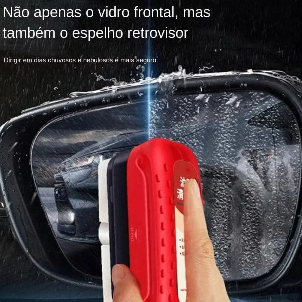 Car Glass Oil Film Cleaning Brush Remover With Sponge Towel 120ml 2024