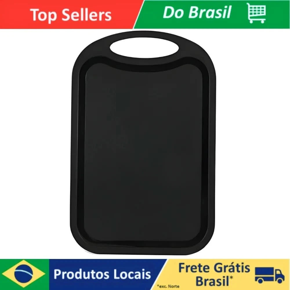 Light And Resistant Plastic Multipurpose Cutting Board For Meat And Vegetables With Catcher
