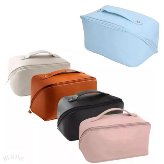 Necessaire Cosmetics Large Women's Makeup Spacious W/Partitions