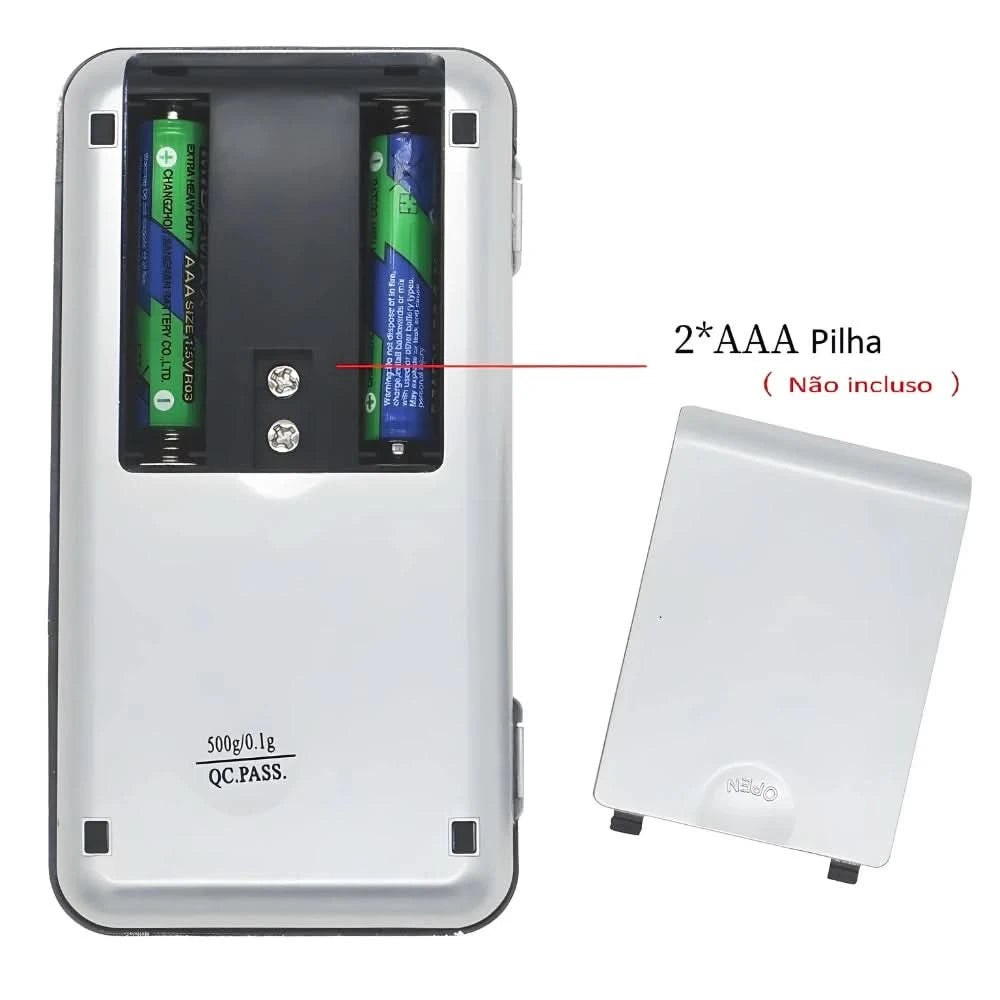 Mini Pocket Digital Scale And High Precision 0,1g Up To 500g