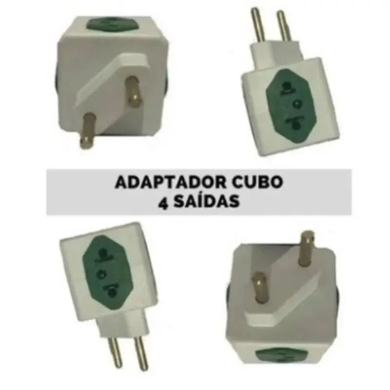 Adapter Benjamin Cube 4 Steckdosen Haushalt und Küche