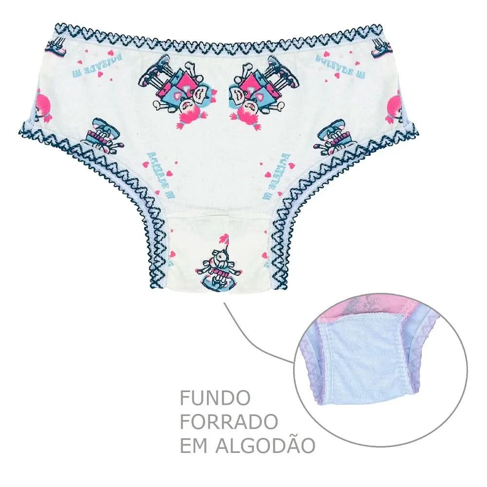 Children's Panties Child Colorful Printed Cotton Wholesale Resale Lot Kit 10 Units