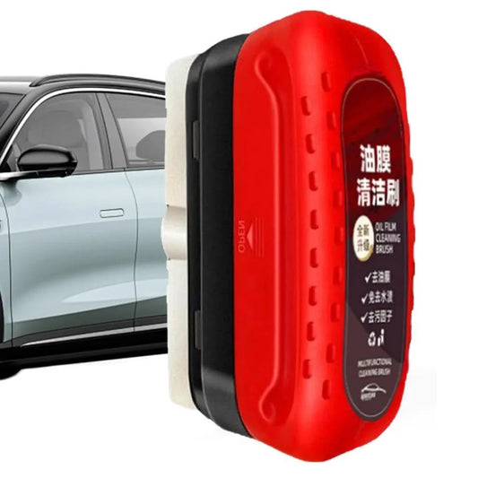 Car Glass Oil Film Cleaning Brush Remover With Sponge Towel 120ml 2024