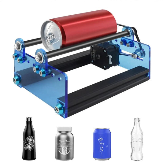 CNC-Laser-Graviermaschine, 3D-Drucker, Y-Achsen-Rotationsrollen-Graviermodul für TTS TT-5.5S zum Gravieren zylindrischer Objekte/Dosen