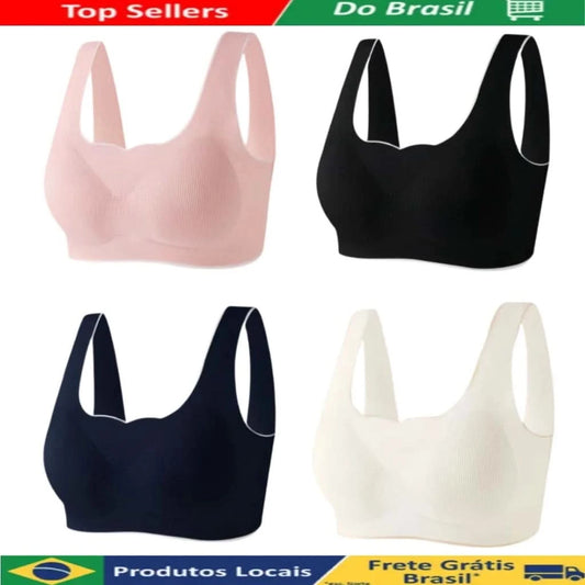 22116 Special Fabric Casual Top Bra With Bojo