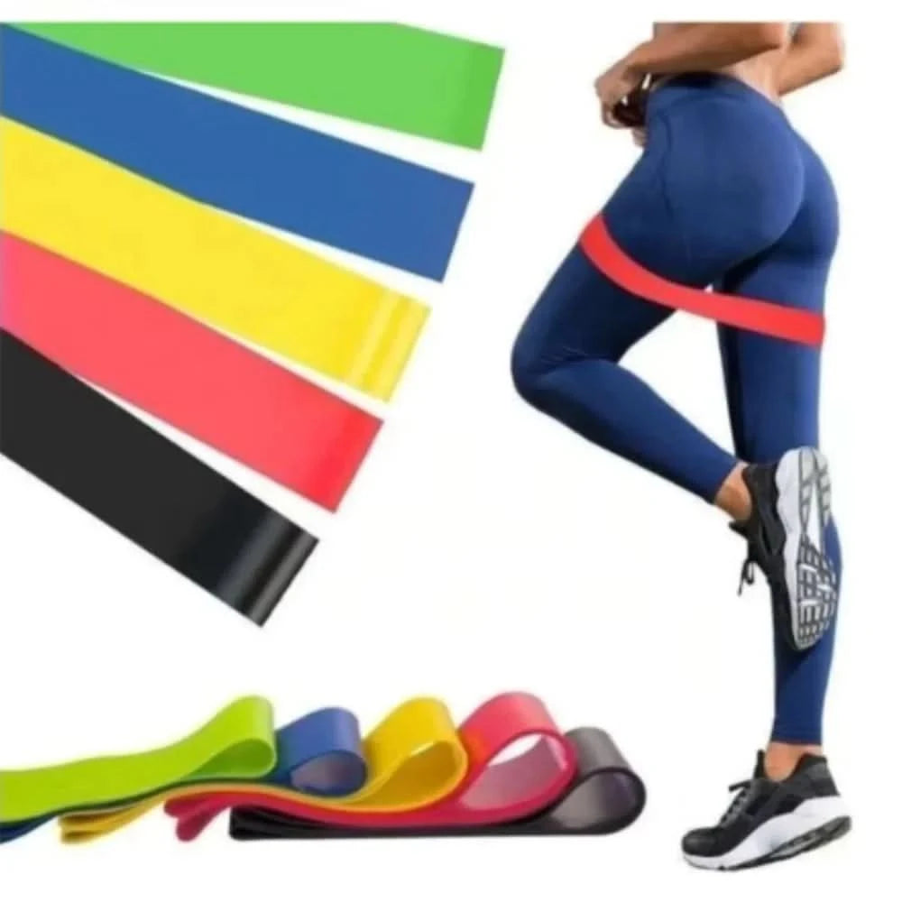 Thera Mini Band Multifunctional Physiotherapy Crossfit Kit with 3 Kit 5 Elastic Bands