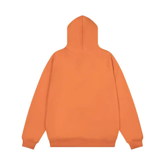 Bestickter Kapuzenpullover mit Reißverschluss Unisex Locker Vielseitige Fleece-gefütterte Jacke Trendig
