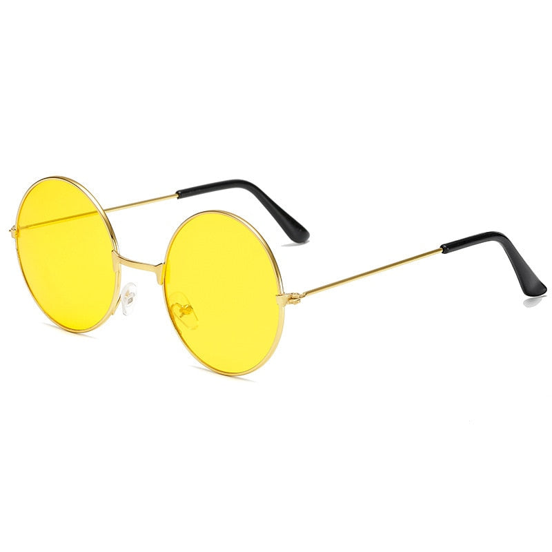 Glasses Retro Round Prince Sunglasses Vintage Circle Male Female Reflective circle Sun Glasses oculos de sol