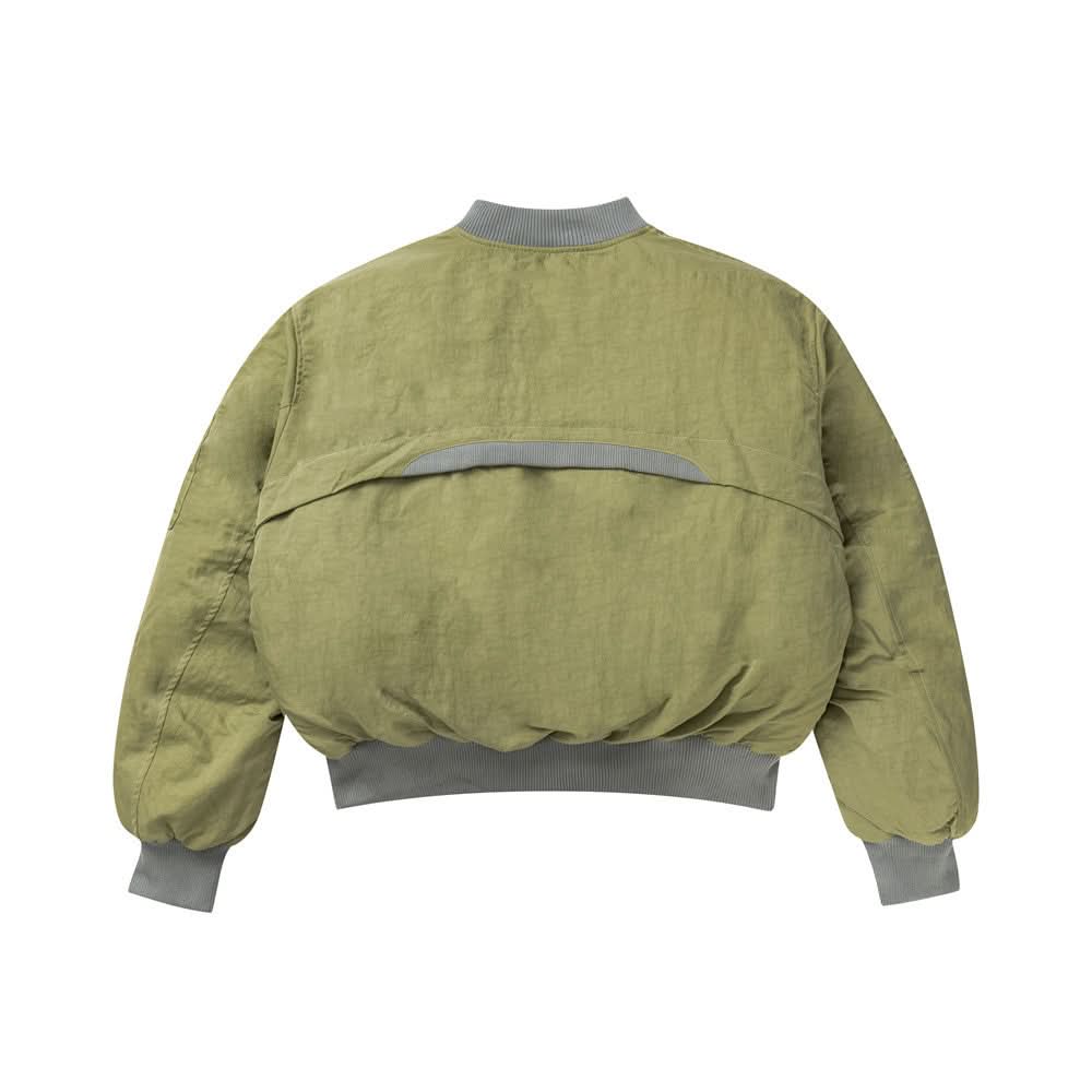 Doppelseitige dicke Baseball-Jersey-Baumwolljacke