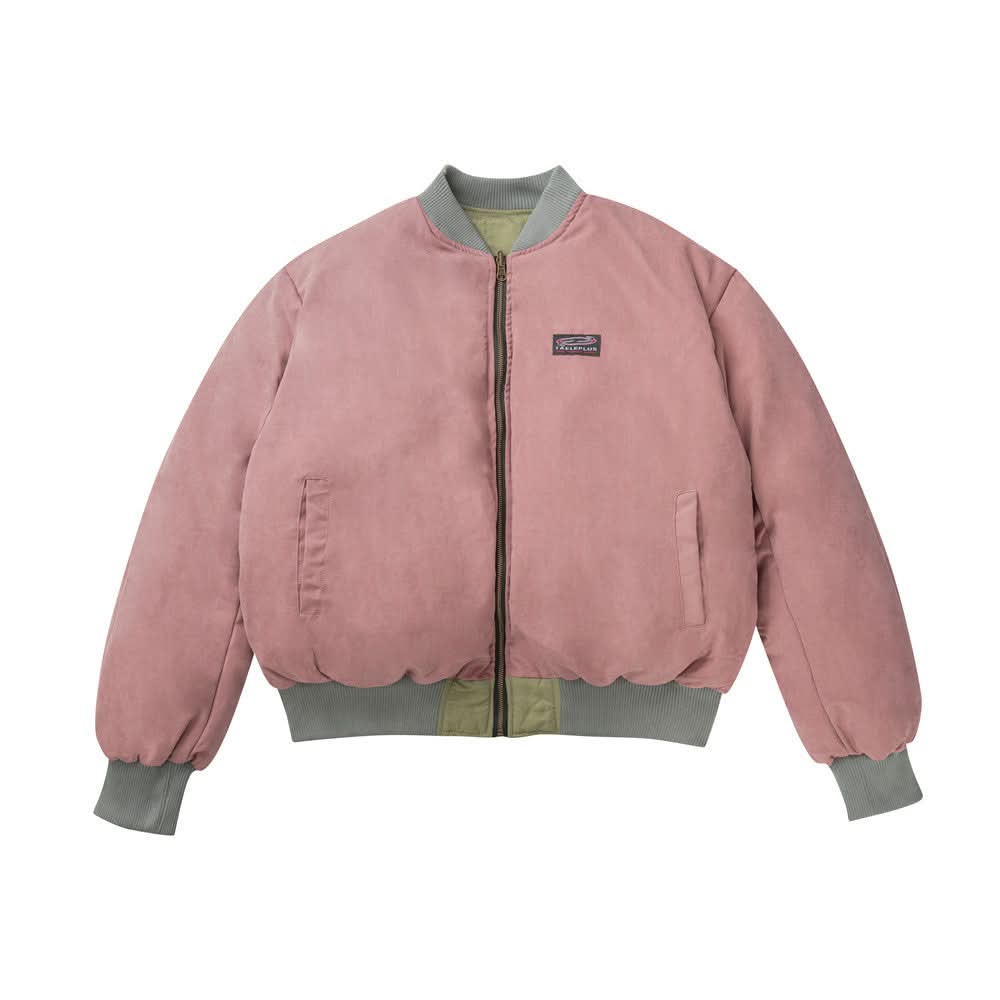 Doppelseitige dicke Baseball-Jersey-Baumwolljacke