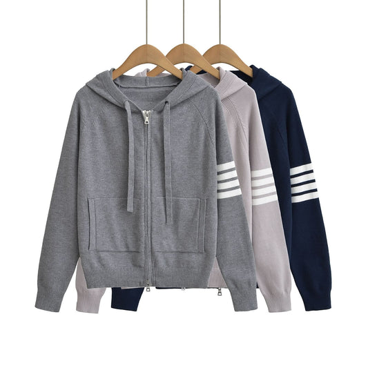 Kapuzenpullover mit Reißverschluss