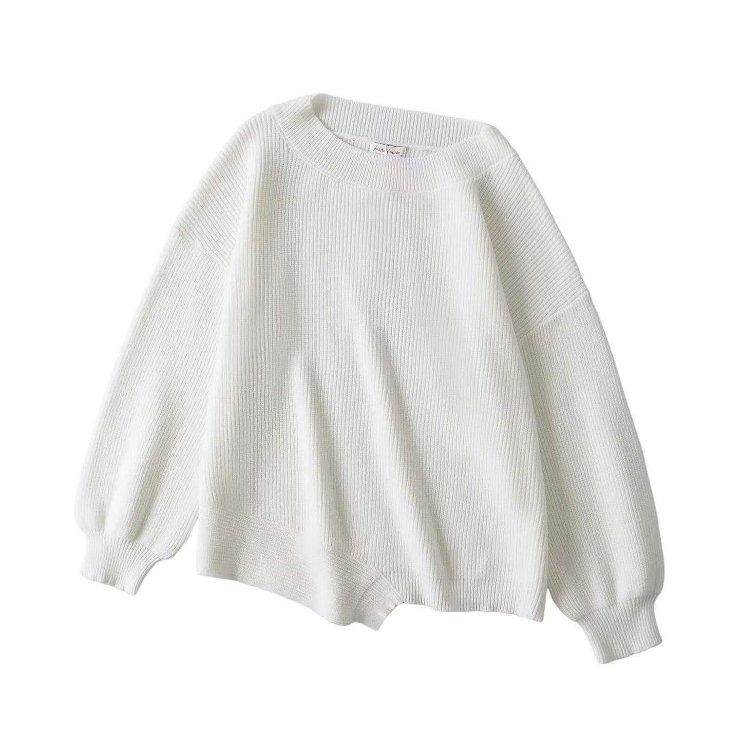 Pullover mit unregelmäßigem Saum