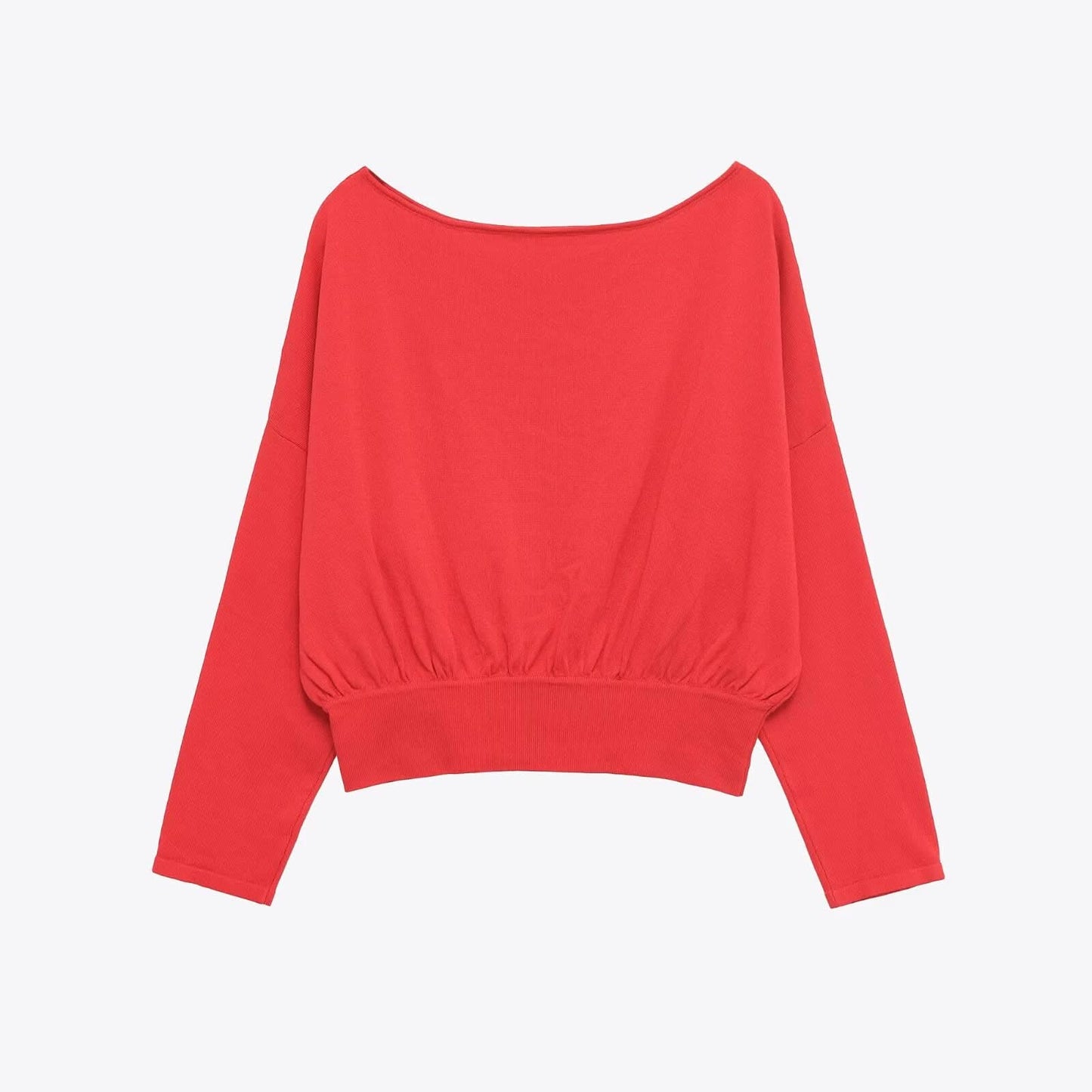 Casual soft long sleeved knitted sweater
