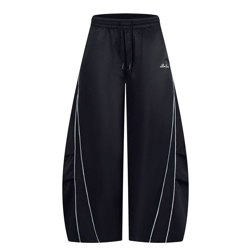 Streetwear Straight Leg Unisex Loose Casual Drop-Crotch Sport Pants