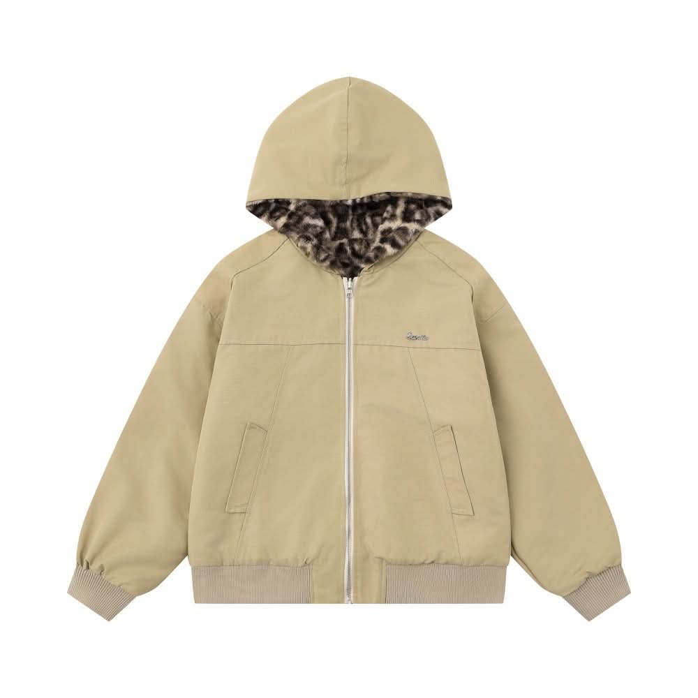 Doppelseitige Kapuzenjacke
