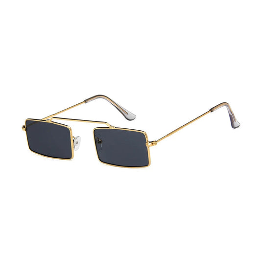 Rectangle Women's Sunglasses Single Bridge Sun Glasses Vintage Design Tiny Frame Shades Oculos De Sol for Ladies