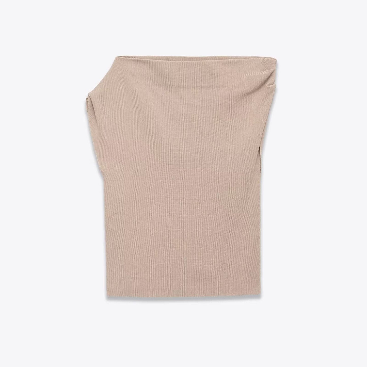Vielseitiges asymmetrisches Strickoberteil