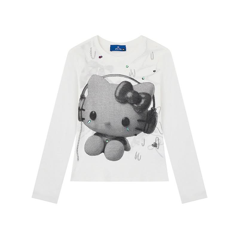 Long Sleeve T-Shirt for Women, Fashionable Fitted Slimming Casual Top