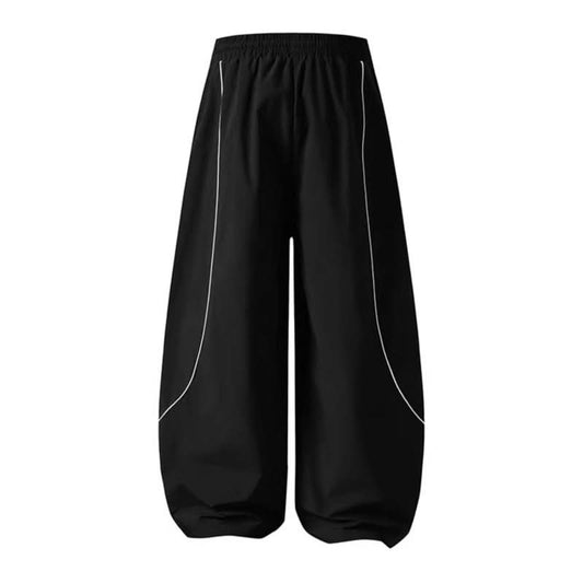 Patchwork Farbblock Unisex Lässige Weite Hosen Frühling Sport-Lange Hose