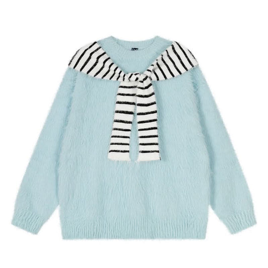 Poncho-Pullover Locker Übergroß Kuschelig und Bequem